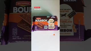 Bourbon biscuit shorts biscuit bourbonbiscuit britannia chocolate creme sugar crispy milk [upl. by Marylynne]