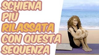 Esercizi fantastici per la schiena da terra  Silva Iotti Yoga amp Gym [upl. by Annayar838]