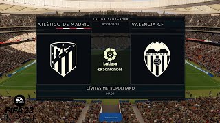 Atlético De Madrid X Valência La Liga FIFA 23  Ps4 [upl. by Feld]