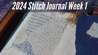 An Easy Start to the Journal with Running Stitch [upl. by Dirgni719]