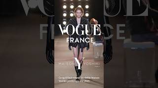 VOGUE France Maison Yoshiki SS25 voguefrance MaisonYoshikiParis ParisJackson Yoshiki [upl. by Rehtse]