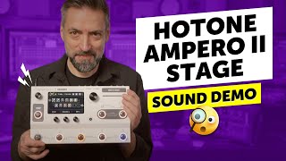 Hotone Ampero II Stage  Sound Demo [upl. by Festa]