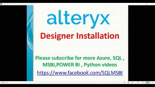 Alteryx Tutorials  01 Alteryx Designer Installation  Alteryx free download  install Alteryx [upl. by Ivz872]