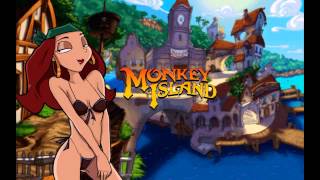 The Curse Of Monkey Island  Main Theme 10 Minutes [upl. by Farica]