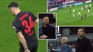 🤣Granit Xhaka Fools Entire Stadium With Celebration Xabi Alonso Reaction Was Priceless [upl. by Ruon]