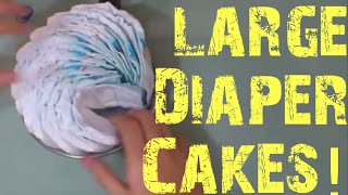 Easily Create Large Diaper Cake Big Wheels Tutorial [upl. by Pascal]