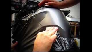 BIKE WRAPPING  TRIUMPH TIGER serbatoio [upl. by Kwok]