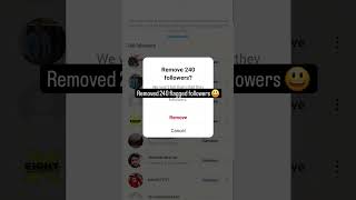 Remove Fake flagged spam followers from instagram in seconds [upl. by Eibob234]