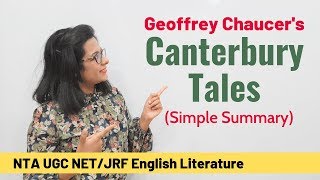 The Lazy Mans Guide to Canterbury Tales UGC NET English [upl. by Rratsal]