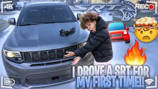 I Drove a SRT For The First Time 🔥 [upl. by Apilef]