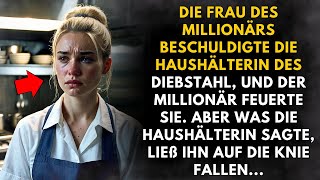 Der Millionär entließ die Putzfrau wegen Diebstahls doch ihre Enthüllung schockierte ihn [upl. by Neryt]