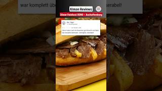 Aschaffenburg Döner Feinkost RENO Lustige Google Bewertungen shorts [upl. by Pappano]