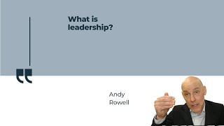 What is leadership [upl. by Bor]