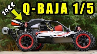 ROVAN QBAJA SHORTY 29CC Gas 2 Stroke 15  Unboxing amp First Look [upl. by Llennyl833]