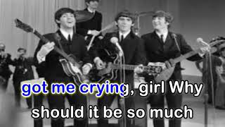 What Youre Doing  The Beatles Karaoke Version [upl. by Levana126]