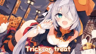 Nightcore  Trick Or Treat Lyrics  LUMX MOLOW [upl. by Rennoc]