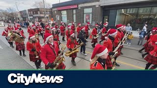 Santa Claus parade returns after three years [upl. by Haldi181]