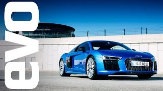 Audi R8 V10  evo REVIEW [upl. by Esirrehc]