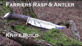 Farriers Rasp Forged Knife part 3 [upl. by Weinman]