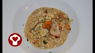 Risotto mit Steinpilzen und Pfifferlingen  Pfifferlinge zubereiten  Eierschwammerl Risotto [upl. by Juliano]