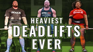 The HEAVIEST Deadlifts EVER Pulled World Records in Each Category [upl. by Player]