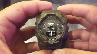 How to sync Casio 5540 Step Tracker Gshock analog hands and digital display not matching [upl. by Kyd173]