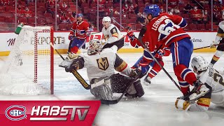 Artturi Lehkonen sends the Canadiens to the Stanley Cup Final  Icelevel view [upl. by Sivra]