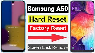 Samsung A50 Hard Reset Without Pc  Samsung A50 Android 12 Forget Password Factory Reset [upl. by Yspyg]