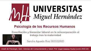 Conciliación y bienestar laboral en la reincorporación al trabajo tras la maternidad [upl. by Relda]