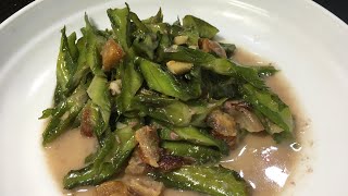 Ginataang Sigarilyas Recipe Panlasang Pinoy [upl. by Esinev]