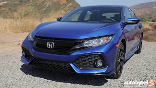 2017 Honda Civic Hatchback Sport Test Drive Video Review [upl. by Gnihc465]