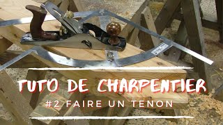 Comment faire un tenon en six coups de circulaire [upl. by Arjan]