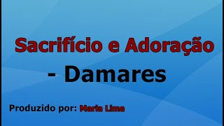 Sacrifício e Adoração  Damares playback com letra [upl. by Sinnaiy]