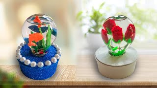 2 Creative ideas for home decoration from waste materials sinhala ඉවතලන දේවල් වලින් ලස්සනට හදමු [upl. by Haleemak]