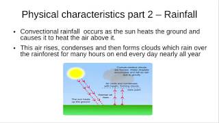 Geography AQA 3122 1  Aspects of the rainforest and its plants and animals [upl. by Zaria]