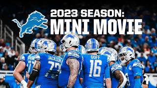 NFL Media presents 2023 Detroit Lions Mini Movie 🎬 [upl. by Sutsugua]