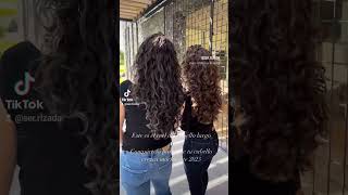 Sólo la paciencia y los masajes capilares te darán cabello largocurlyhair curly rizos serrizada [upl. by Geof]