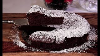 How to Make Flourless Chocolate Cake [upl. by Anemij424]