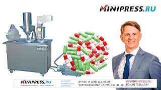 Automatische Kapselfüllmaschine GN28 Minipressru [upl. by Eslek]