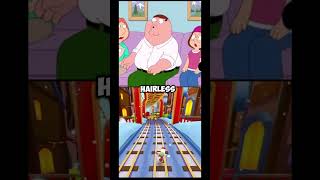 Peters Hairless Twin😳 familyguyclips familyguyfunnymoments familyguy familyguymeme familyguyc [upl. by Bogey]