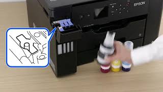 Epson EcoTank ET16150 A3 Colour Inkjet Printer C11CJ04401CA  Setup Guide [upl. by Gerlac]