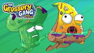 Grossery Gang Cartoon  SPEED SWINGING  Cartoons for Children [upl. by Weinshienk829]