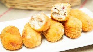 CROQUETAS DE COCIDO Receta fácil [upl. by Aehcim95]