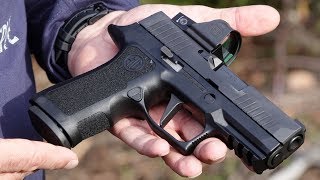 SIG Sauer P320 XCompact with Red Dot Sight Review [upl. by Iahcedrom368]