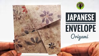 JAPANESE ENVELOPE  DIY  Handmade Origami Tutorial by Paper Folds [upl. by Aisena]