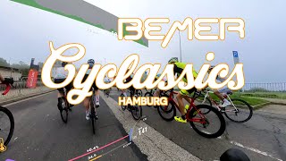 BEMER Cyclassics Hamburg 2023  Teil 2 Pinneberg  Wedel  Jedermannrennen 60km  360° Rennaction [upl. by Nnylecoj]