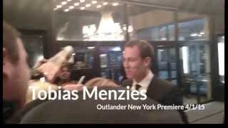 Tobias Menzies  Outlander New York Premiere 4115 [upl. by Uuge]