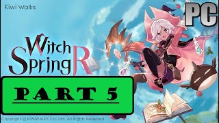 WitchSpring R Gameplay Walkthrough Part 5  No Commentary FULL GAME [upl. by Ezalb88]