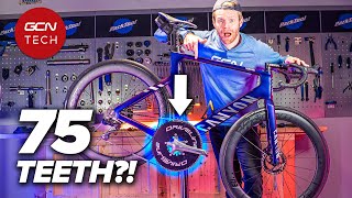 We Tried the Biggest Chainring We Could Find [upl. by Eittah]