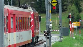 MGB  Ride from Brig to Göschenen behind a HGe 44 electric Part 1 [upl. by Asilat]